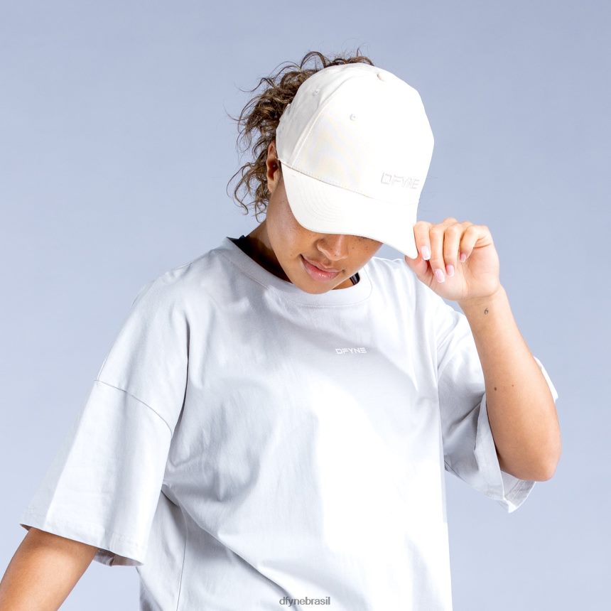 acessórios Dfyne boné de assinatura branco 6B822T128