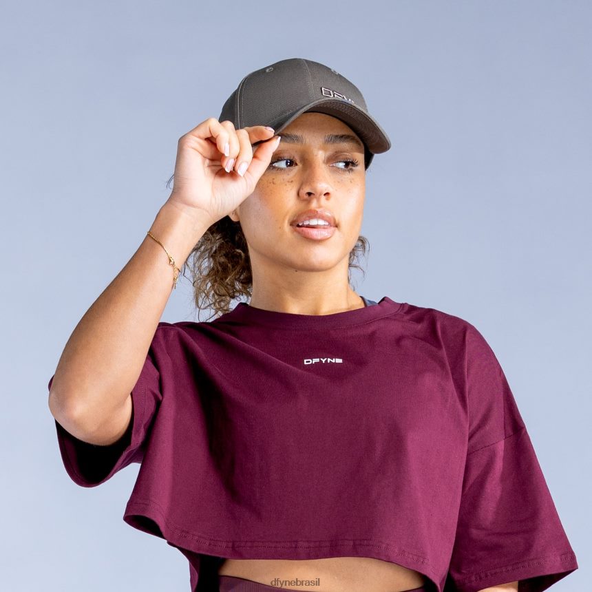 acessórios Dfyne boné de assinatura chocolate marrom 6B822T129