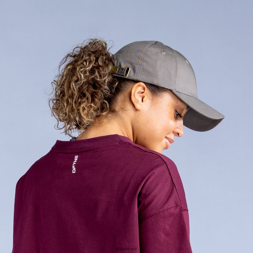 acessórios Dfyne boné de assinatura chocolate marrom 6B822T129