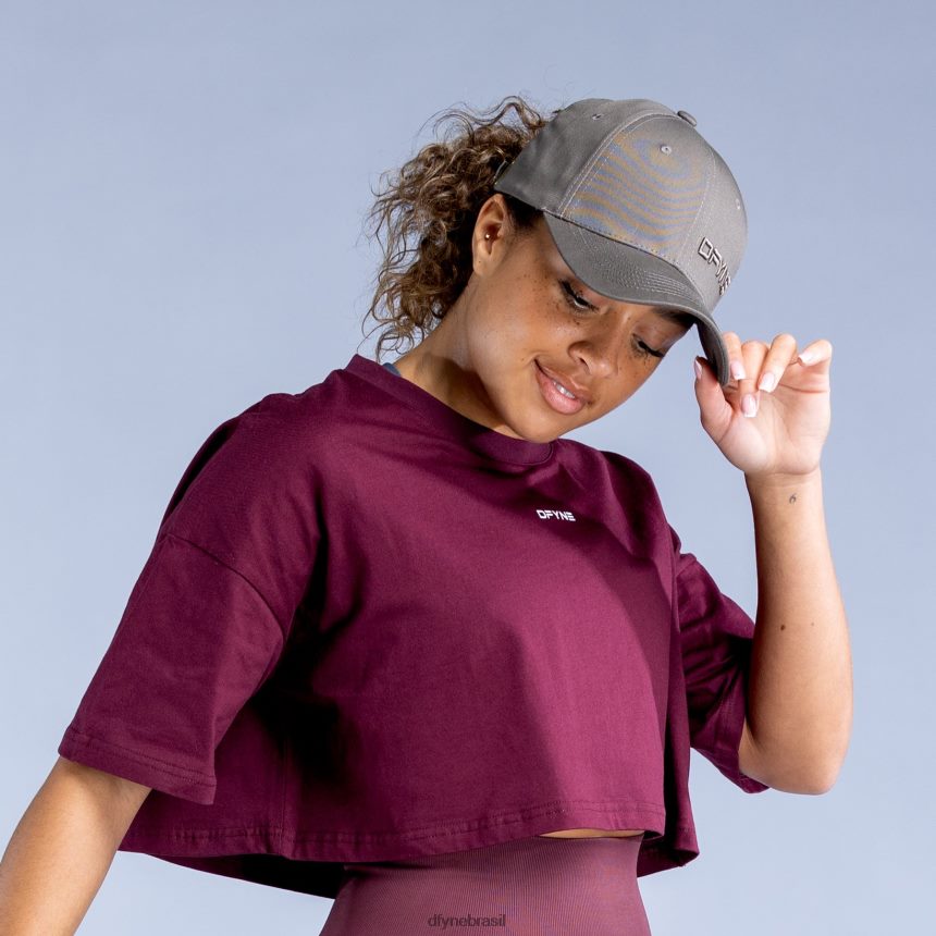 acessórios Dfyne boné de assinatura chocolate marrom 6B822T129