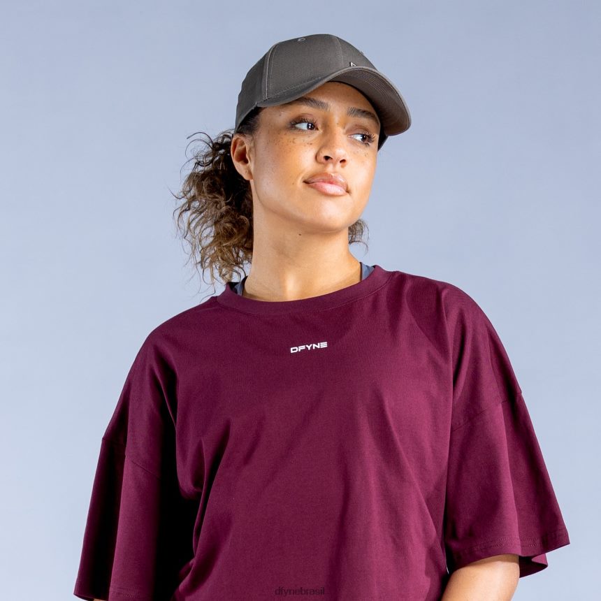 acessórios Dfyne boné de assinatura chocolate marrom 6B822T129