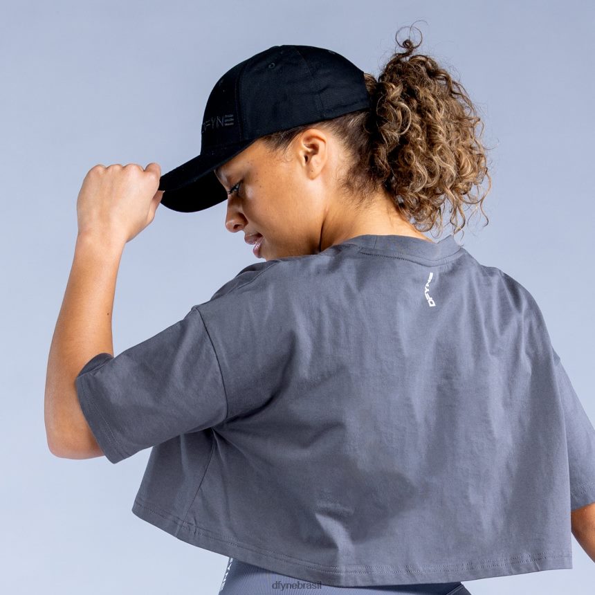 acessórios Dfyne boné de assinatura preto 6B822T127