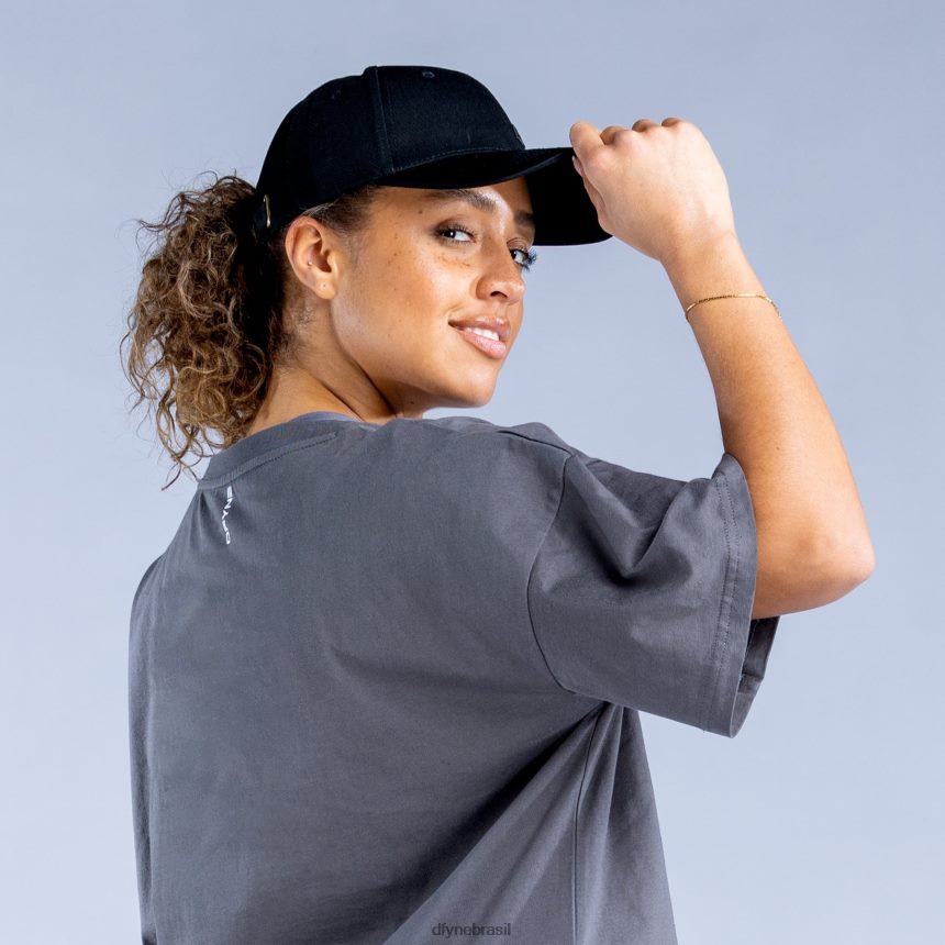 acessórios Dfyne boné de assinatura preto 6B822T127