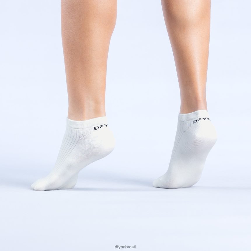 acessórios Dfyne reviver meias de tornozelo 3 unidades off white 6B822T79