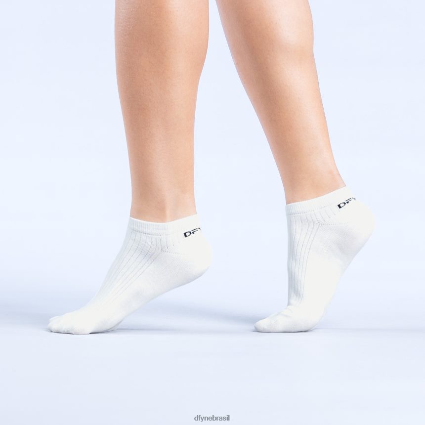acessórios Dfyne reviver meias de tornozelo off white 6B822T75