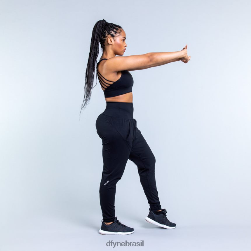 partes inferiores Dfyne origem harem tapered fit joggers 1 preto 6B822T99