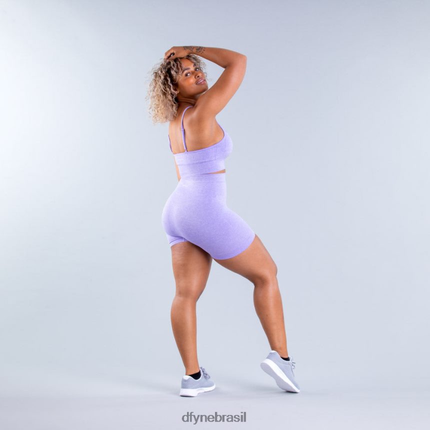 partes inferiores Dfyne shorts de valquíria roxo 6B822T110