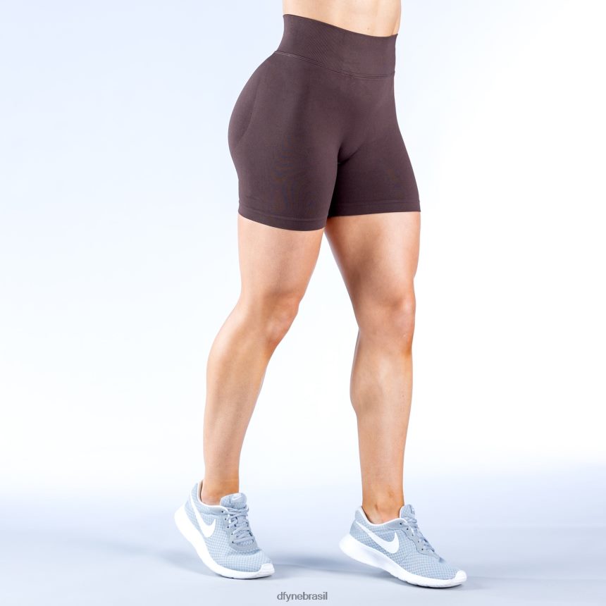 partes inferiores Dfyne shorts dinâmicos 4,5' 6 chocolate marrom 6B822T10