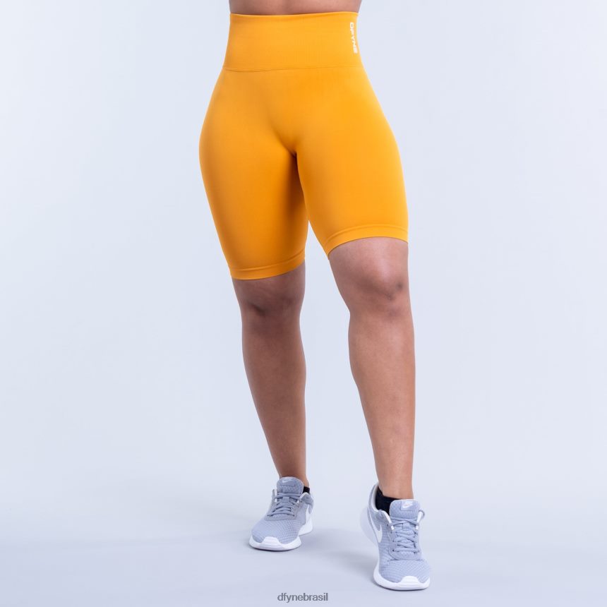 partes inferiores Dfyne shorts dinâmicos amarelo mostarda 6B822T93