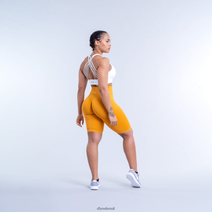 partes inferiores Dfyne shorts dinâmicos amarelo mostarda 6B822T93