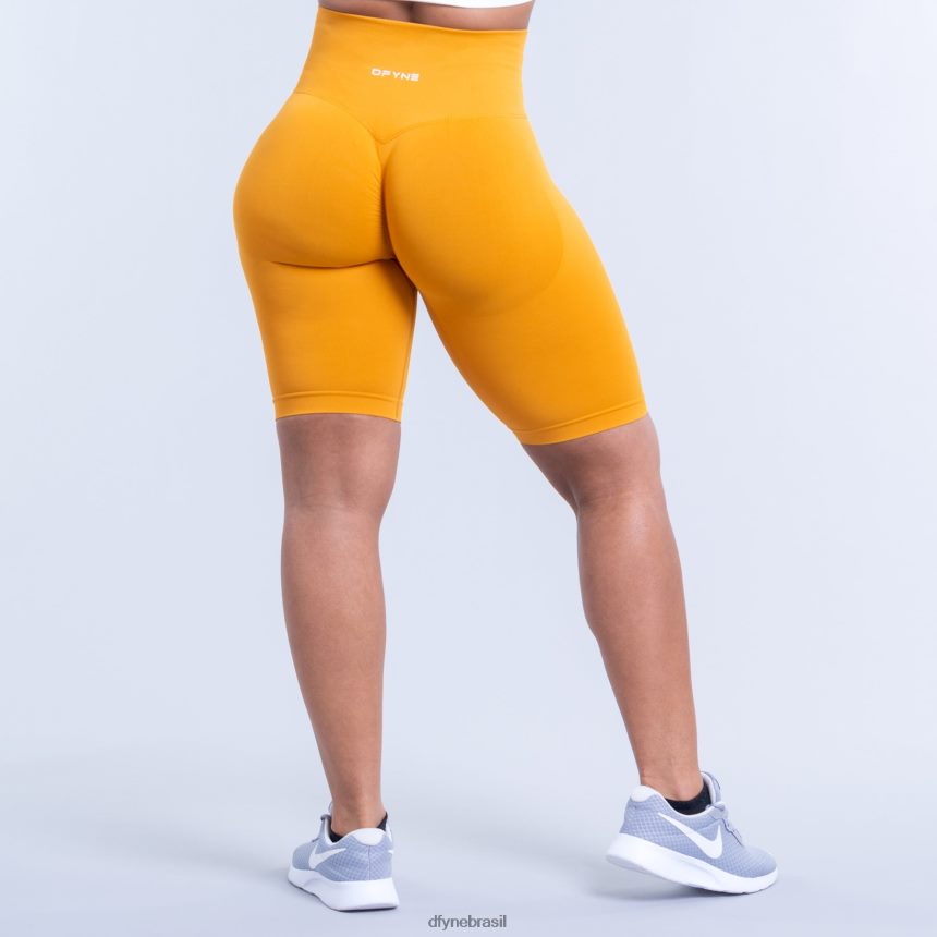 partes inferiores Dfyne shorts dinâmicos amarelo mostarda 6B822T93