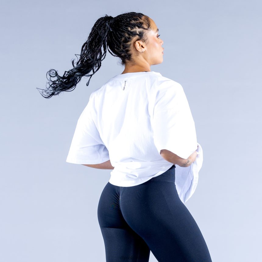 topos Dfyne luxe revive t oversized branco brilhante 6B822T125