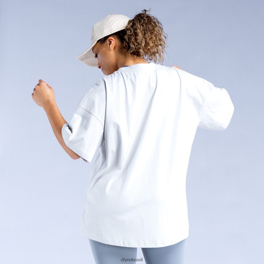 topos Dfyne luxe revive t oversized cinza gelo 6B822T136