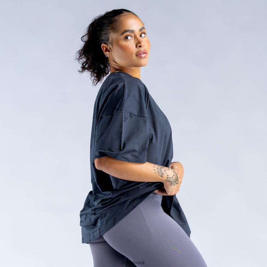 topos Dfyne reviver assinatura t oversized ardósia cinza 6B822T50