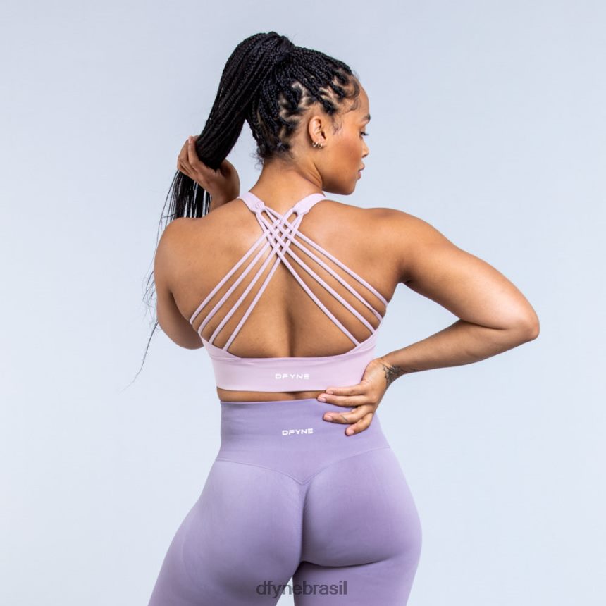 topos Dfyne sutiã esportivo de suporte médio origin roxo esfumaçado 6B822T102