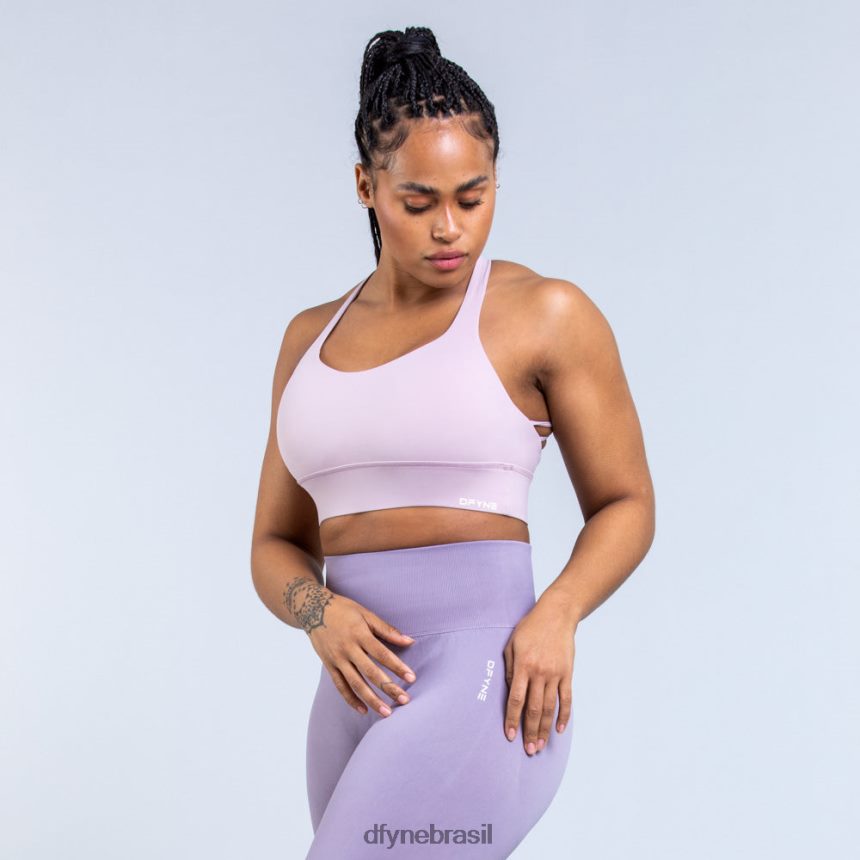 topos Dfyne sutiã esportivo de suporte médio origin roxo esfumaçado 6B822T102
