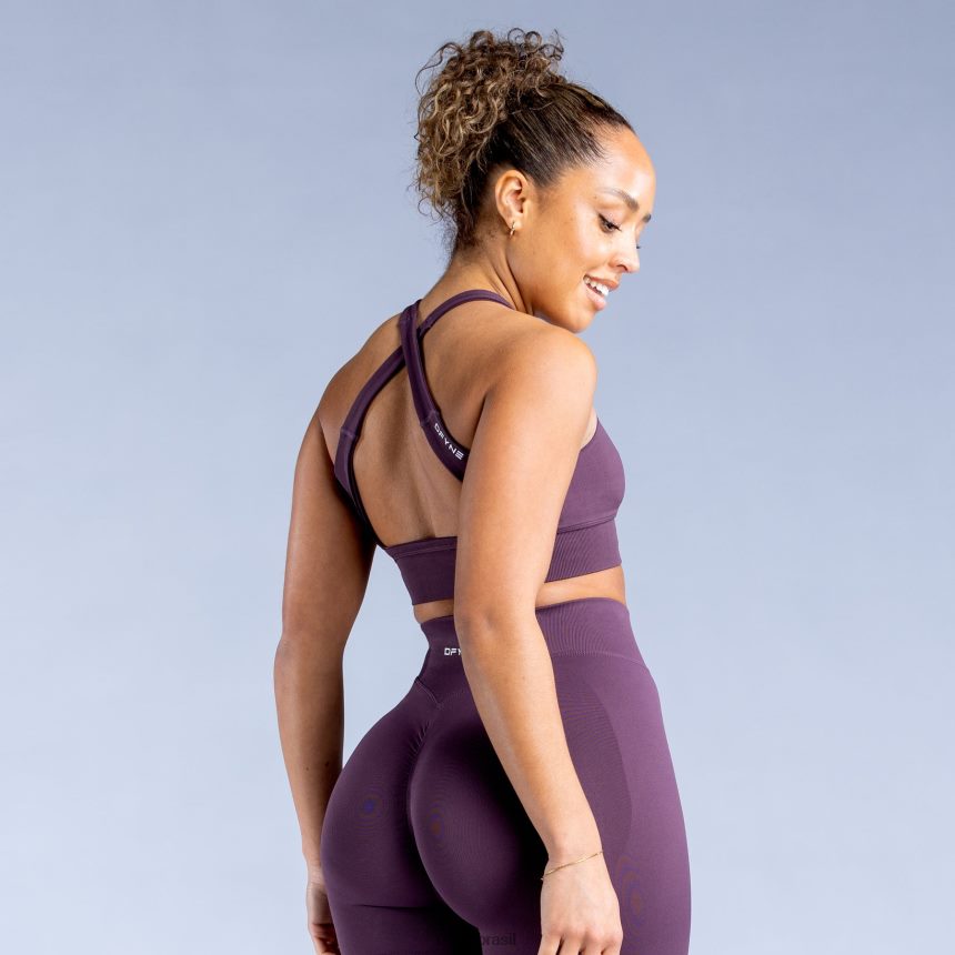 topos Dfyne sutiã esportivo dinâmico ameixa perfeita 6B822T47