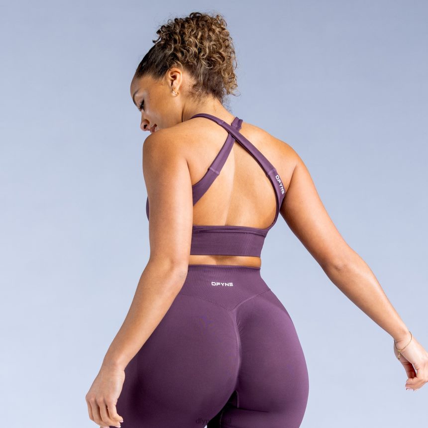 topos Dfyne sutiã esportivo dinâmico ameixa perfeita 6B822T47