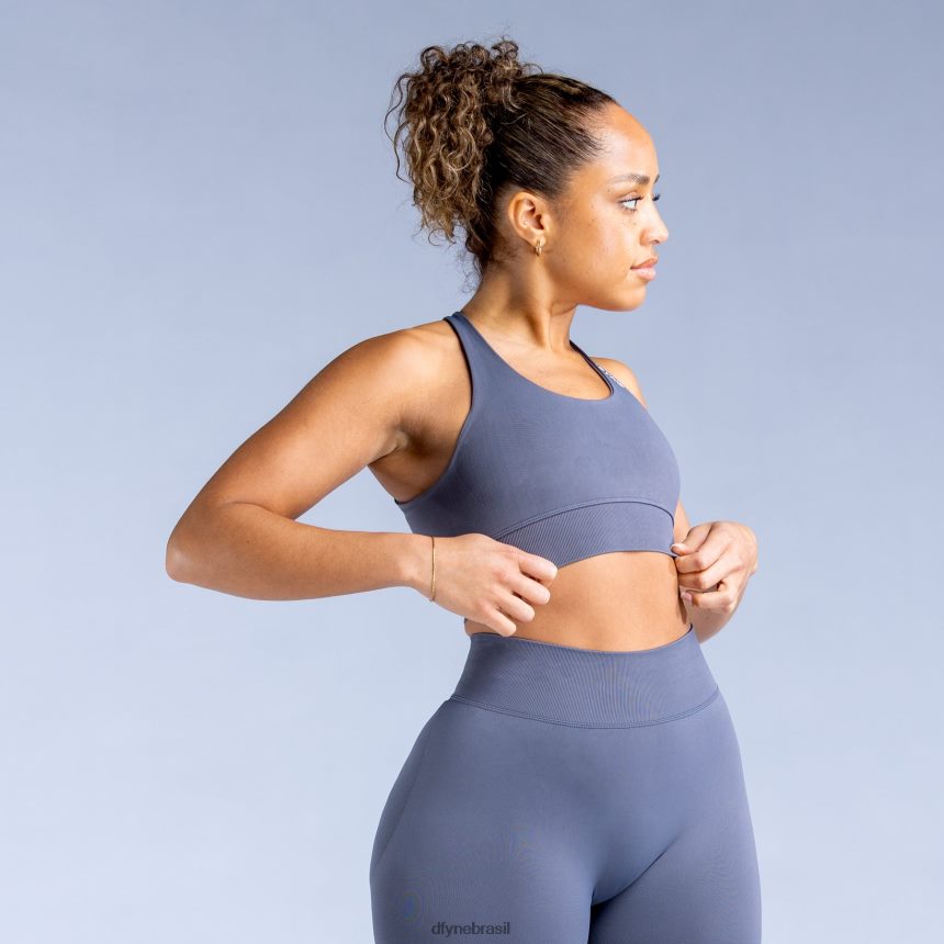 topos Dfyne sutiã esportivo dinâmico cinza pedra escuro 6B822T131