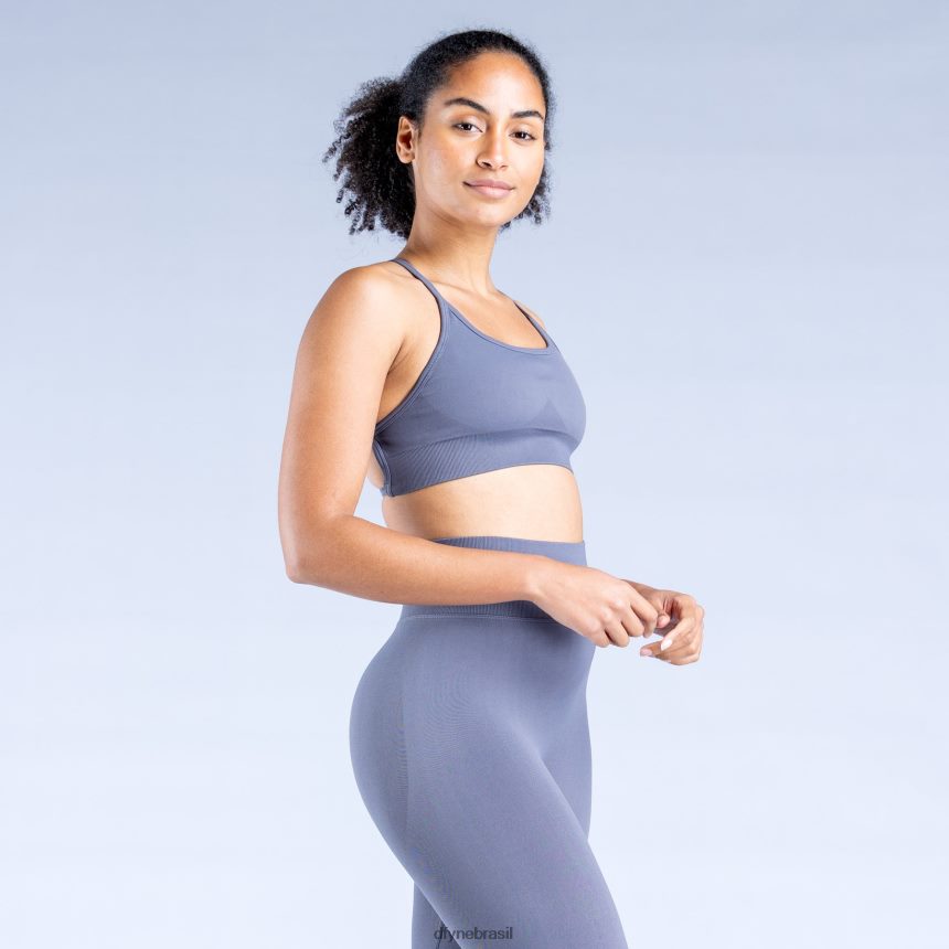 topos Dfyne sutiã esportivo dinâmico sem costas 1 cinza pedra escuro 6B822T18