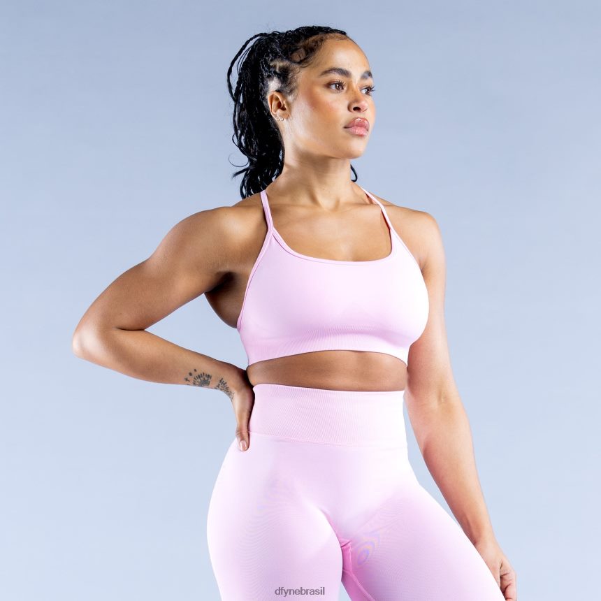 topos Dfyne sutiã esportivo dinâmico sem costas 1 rosa claro rosa 6B822T3