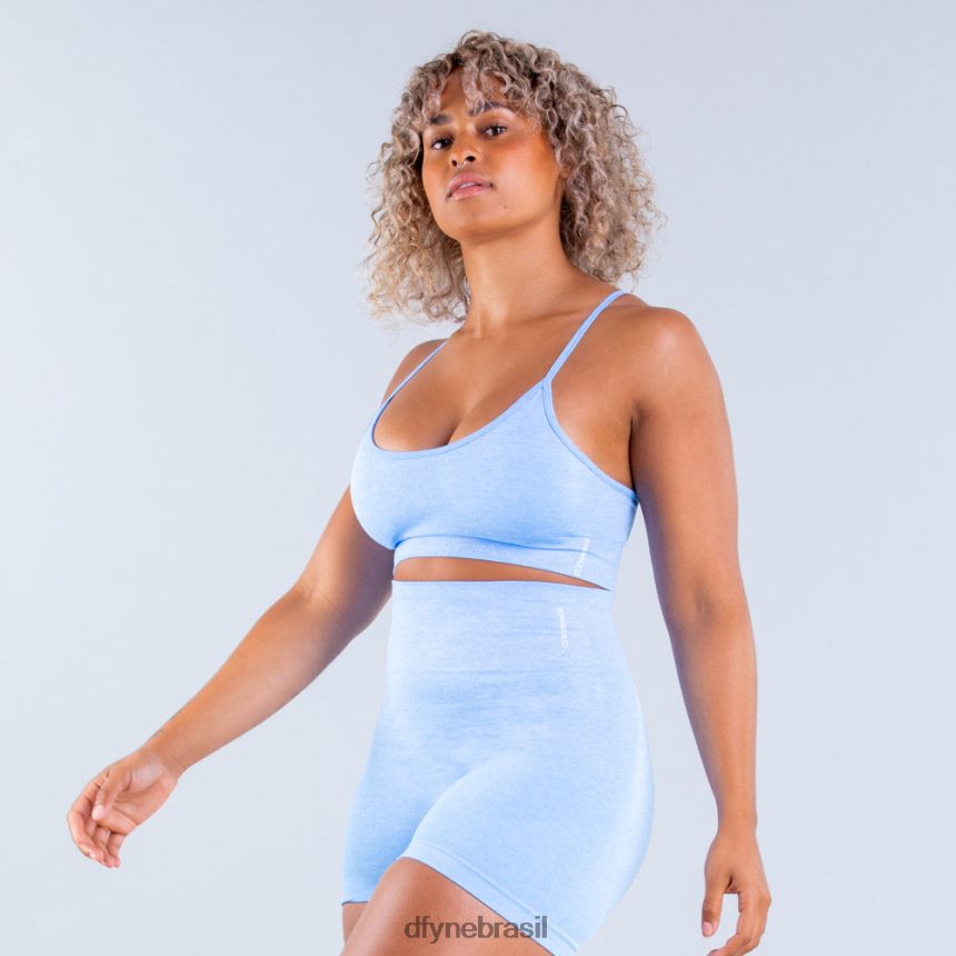 topos Dfyne sutiã esportivo valkyrie com suporte padrão céu azul 6B822T109