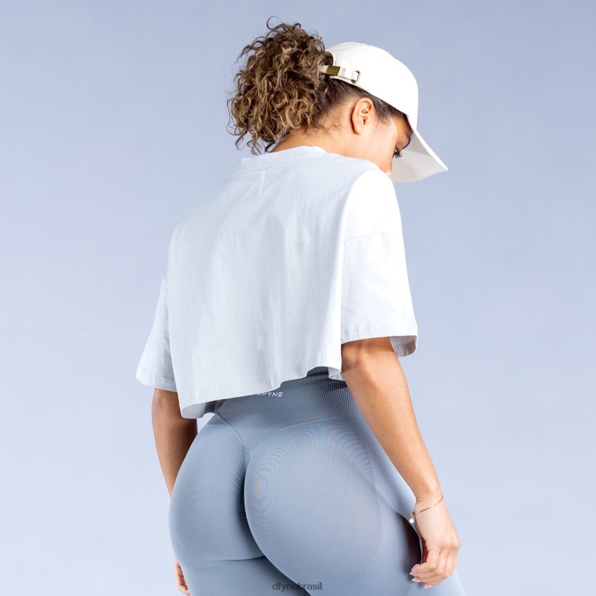 roupas Dfyne reviver o topo da colheita cinza gelo 6B822T132