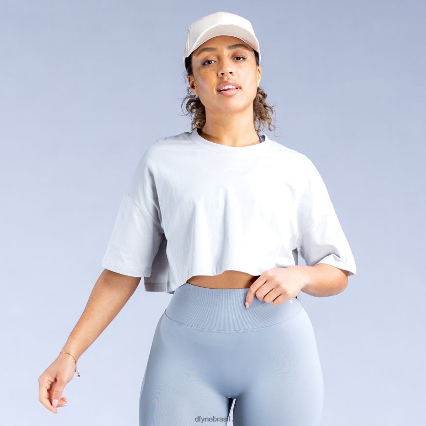 roupas Dfyne reviver o topo da colheita cinza gelo 6B822T132