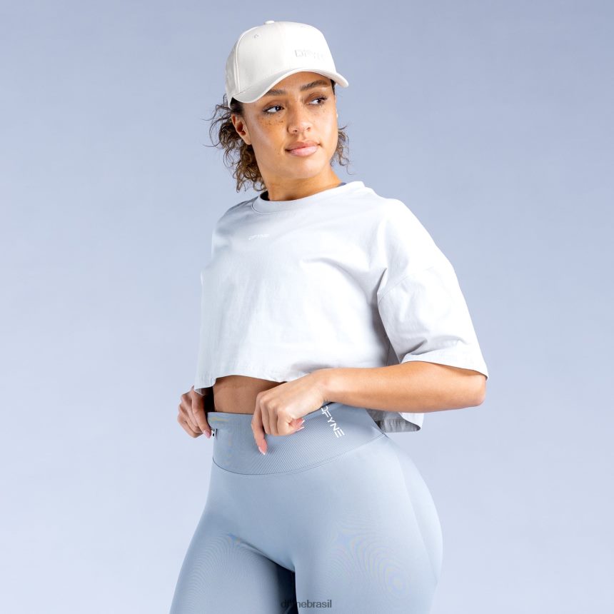 roupas Dfyne reviver o topo da colheita cinza gelo 6B822T132